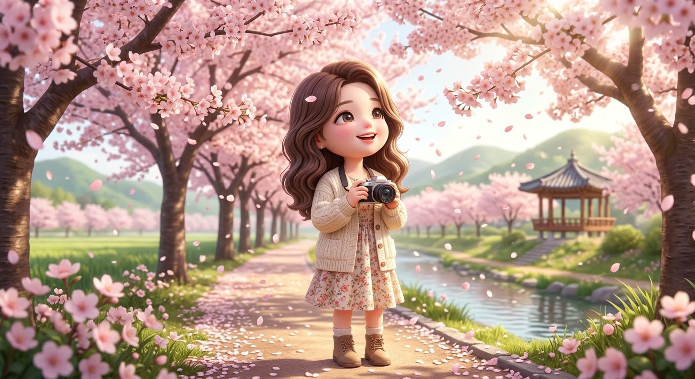 한국 봄 날씨 완전정복: 벚꽃, 황사, 여행 옷차림까지 총정리!