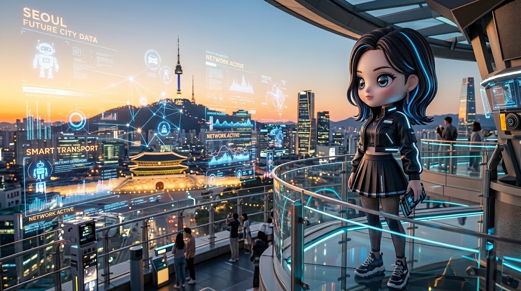 미래 도시를 미리 경험하다: 한국은 첨단 테크 테스트베드