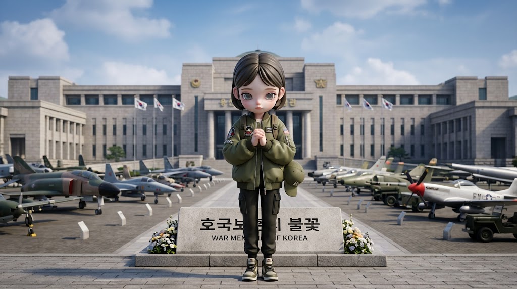 서울의 대표적인 역사 박물관인 전쟁기념관 전경