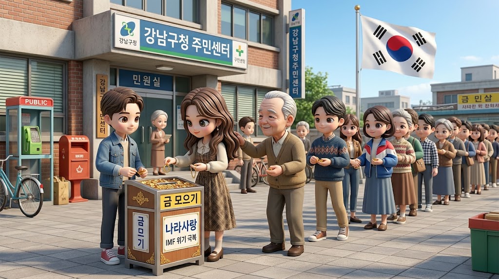 위기 극복을 위한 한국인의 단결력 (The unity of Koreans to overcome the crisis)