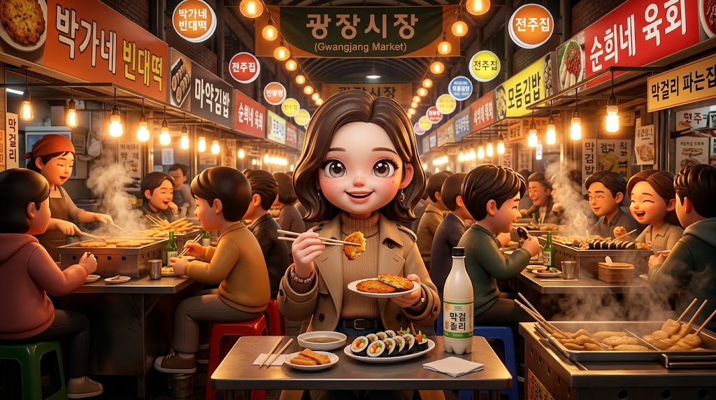 한국의 전통 시장 음식 문화