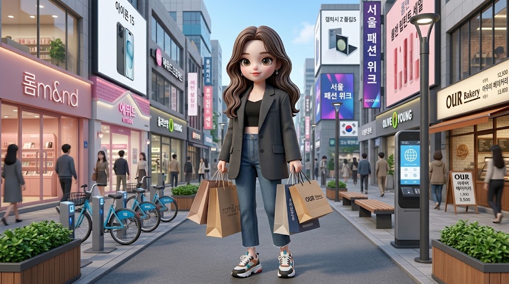 한국의 뷰티 트렌드와 세련된 도시 문화 (Korea's beauty trends and sophisticated urban culture)