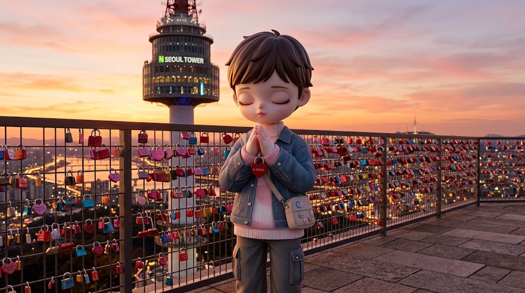 서울의 상징적 랜드마크인 남산 타워